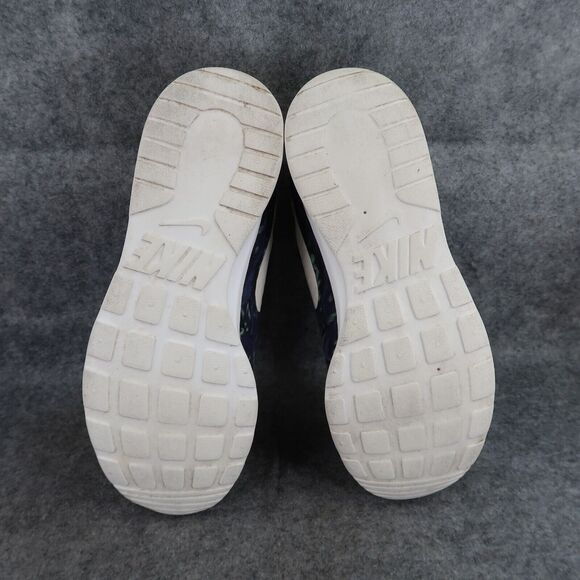 Nike Shoes Womens 8.5 Sneakers Tanjun Print Athletic Trainer Casual Running Blue - Picture 9 of 12